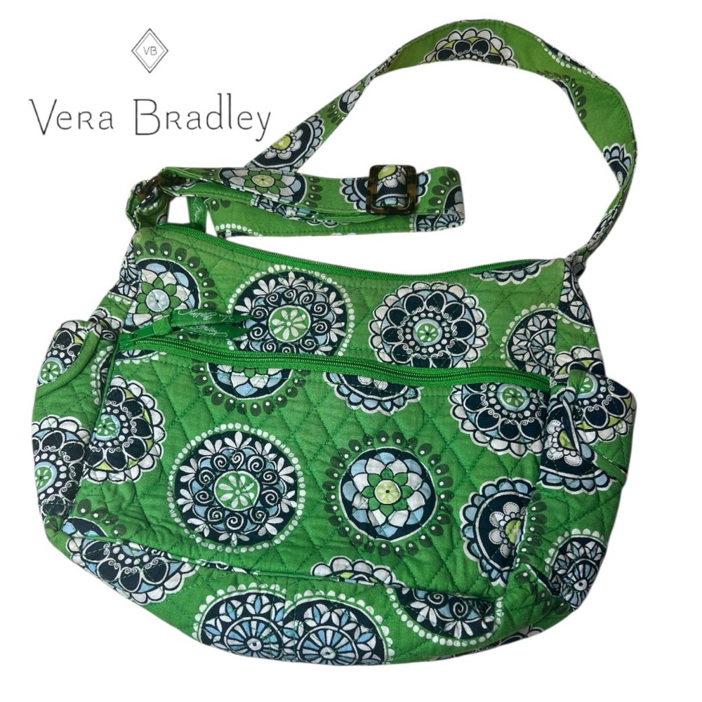 Vera Bradley RETIRED Pattern Cupcake Green Pattern‎ Crossbody